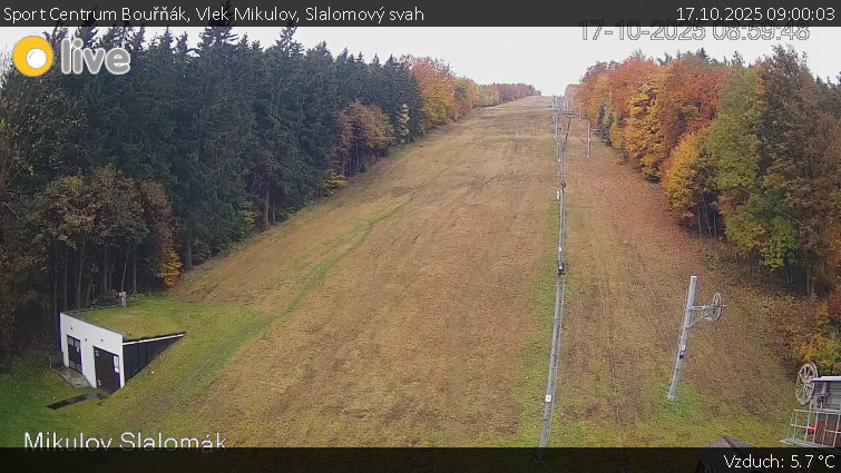 Sport Centrum Bouřňák - Vlek Mikulov, Slalomový svah - 17.10.2025 v 09:00