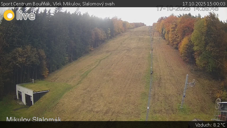 Sport Centrum Bouřňák - Vlek Mikulov, Slalomový svah - 17.10.2025 v 15:00 Sport Centrum Bouřňák - Vlek Mikulov, Slalomový svah - 17.10.2025 v 15:00