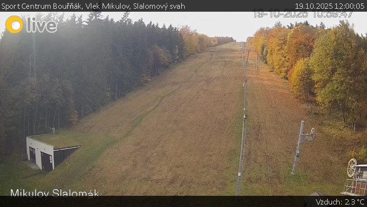 Sport Centrum Bouřňák - Vlek Mikulov, Slalomový svah - 19.10.2025 v 12:00 Sport Centrum Bouřňák - Vlek Mikulov, Slalomový svah - 19.10.2025 v 12:00