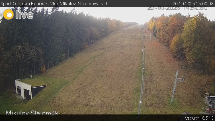 Sport Centrum Bouřňák - Vlek Mikulov, Slalomový svah - 20.10.2025 v 15:00 Sport Centrum Bouřňák - Vlek Mikulov, Slalomový svah - 20.10.2025 v 15:00