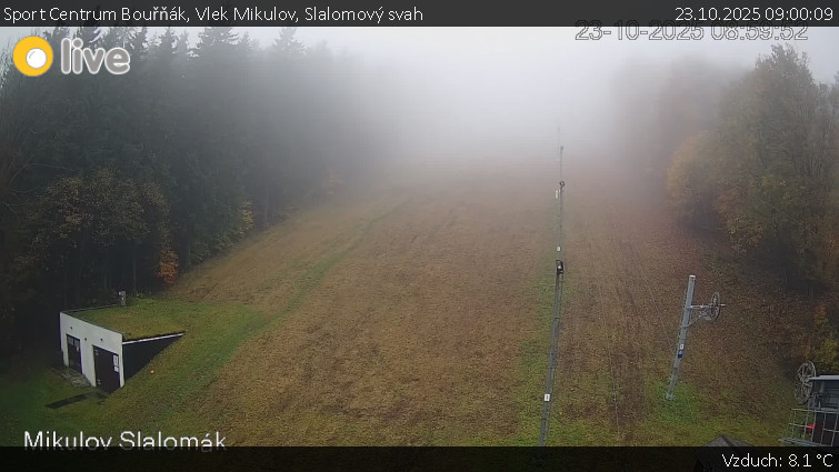 Sport Centrum Bouřňák - Vlek Mikulov, Slalomový svah - 23.10.2025 v 09:00 Sport Centrum Bouřňák - Vlek Mikulov, Slalomový svah - 23.10.2025 v 09:00