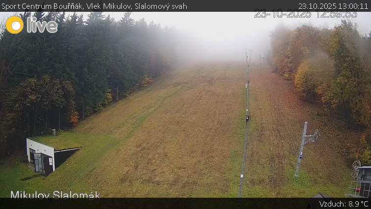 Sport Centrum Bouřňák - Vlek Mikulov, Slalomový svah - 23.10.2025 v 13:00 Sport Centrum Bouřňák - Vlek Mikulov, Slalomový svah - 23.10.2025 v 13:00