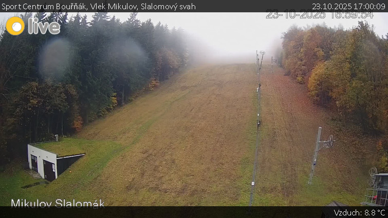 Sport Centrum Bouřňák - Vlek Mikulov, Slalomový svah - 23.10.2025 v 17:00 Sport Centrum Bouřňák - Vlek Mikulov, Slalomový svah - 23.10.2025 v 17:00