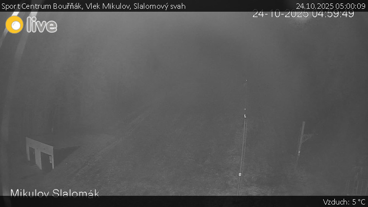 Sport Centrum Bouřňák - Vlek Mikulov, Slalomový svah - 24.10.2025 v 05:00