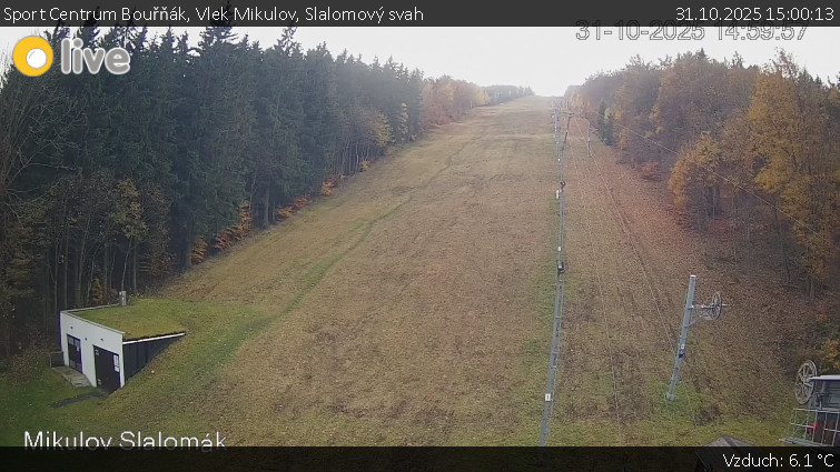 Sport Centrum Bouřňák - Vlek Mikulov, Slalomový svah - 31.10.2025 v 15:00 Sport Centrum Bouřňák - Vlek Mikulov, Slalomový svah - 31.10.2025 v 15:00