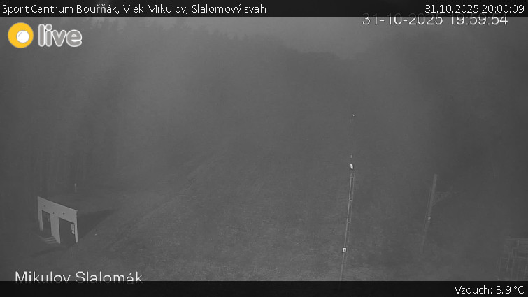 Sport Centrum Bouřňák - Vlek Mikulov, Slalomový svah - 31.10.2025 v 20:00 Sport Centrum Bouřňák - Vlek Mikulov, Slalomový svah - 31.10.2025 v 20:00