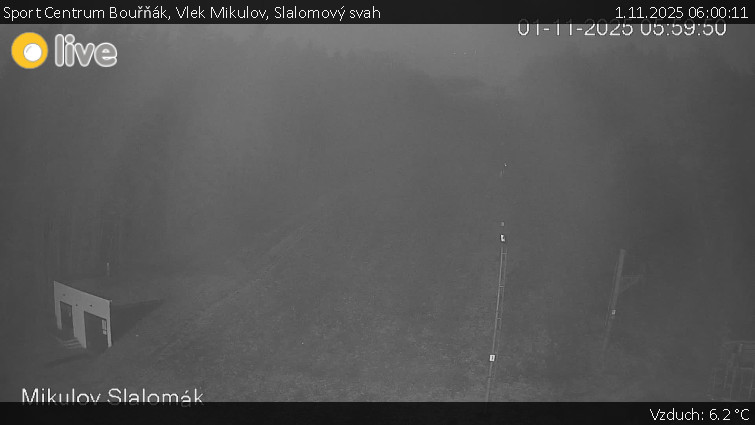 Sport Centrum Bouřňák - Vlek Mikulov, Slalomový svah - 1.11.2025 v 06:00 Sport Centrum Bouřňák - Vlek Mikulov, Slalomový svah - 1.11.2025 v 06:00
