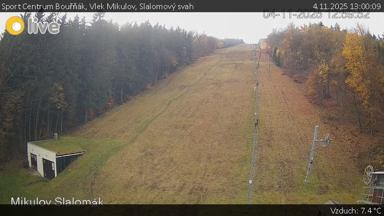 Sport Centrum Bouřňák - Vlek Mikulov, Slalomový svah - 4.11.2025 v 13:00