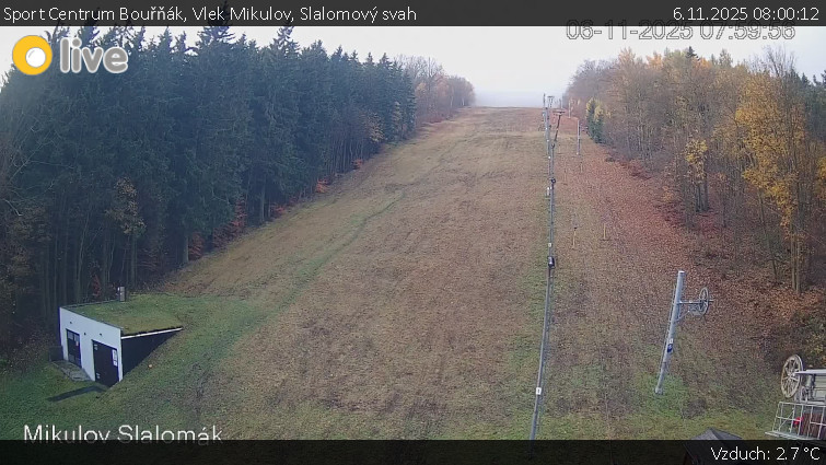 Sport Centrum Bouřňák - Vlek Mikulov, Slalomový svah - 6.11.2025 v 08:00