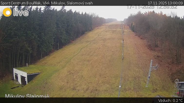 Sport Centrum Bouřňák - Vlek Mikulov, Slalomový svah - 17.11.2025 v 13:00