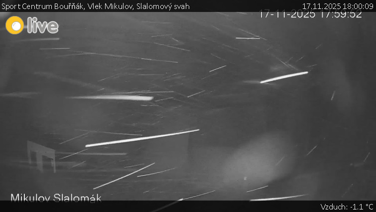 Sport Centrum Bouřňák - Vlek Mikulov, Slalomový svah - 17.11.2025 v 18:00