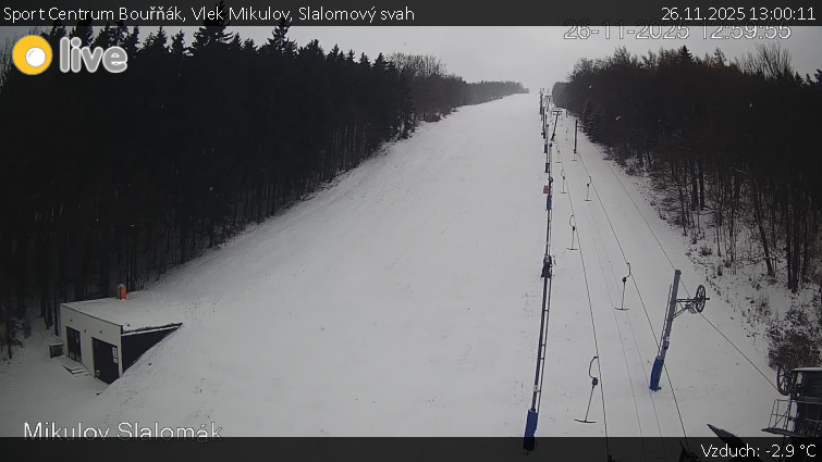 Sport Centrum Bouřňák - Vlek Mikulov, Slalomový svah - 26.11.2025 v 13:00