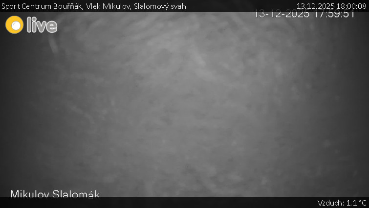 Sport Centrum Bouřňák - Vlek Mikulov, Slalomový svah - 13.12.2025 v 18:00