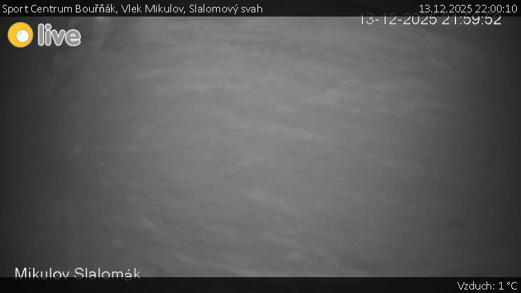 Sport Centrum Bouřňák - Vlek Mikulov, Slalomový svah - 13.12.2025 v 22:00