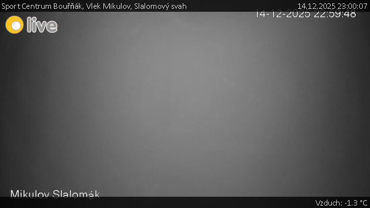 Sport Centrum Bouřňák - Vlek Mikulov, Slalomový svah - 14.12.2025 v 23:00