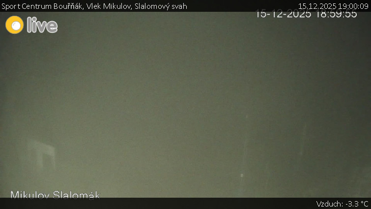 Sport Centrum Bouřňák - Vlek Mikulov, Slalomový svah - 15.12.2025 v 19:00