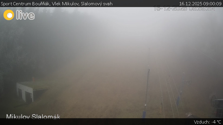 Sport Centrum Bouřňák - Vlek Mikulov, Slalomový svah - 16.12.2025 v 09:00
