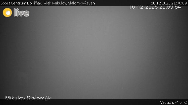 Sport Centrum Bouřňák - Vlek Mikulov, Slalomový svah - 16.12.2025 v 21:00