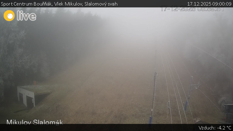 Sport Centrum Bouřňák - Vlek Mikulov, Slalomový svah - 17.12.2025 v 09:00