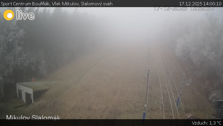 Sport Centrum Bouřňák - Vlek Mikulov, Slalomový svah - 17.12.2025 v 14:00