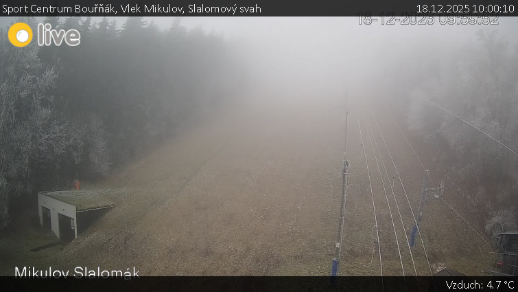 Sport Centrum Bouřňák - Vlek Mikulov, Slalomový svah - 18.12.2025 v 10:00