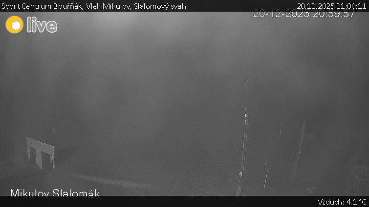 Sport Centrum Bouřňák - Vlek Mikulov, Slalomový svah - 20.12.2025 v 21:00