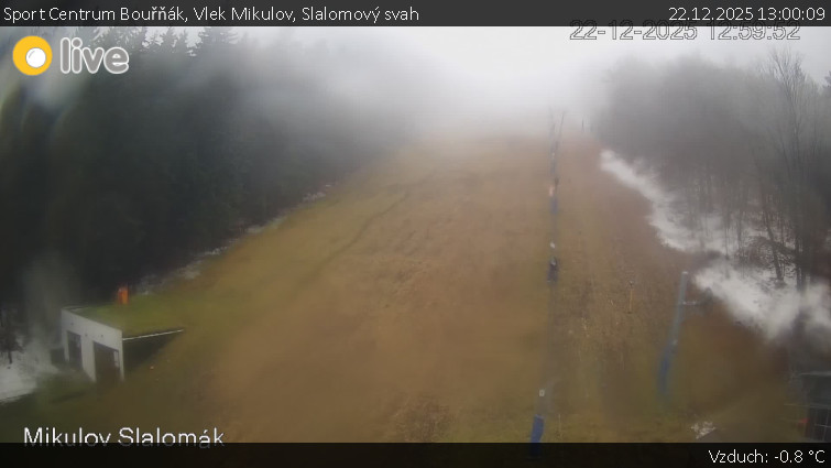 Sport Centrum Bouřňák - Vlek Mikulov, Slalomový svah - 22.12.2025 v 13:00