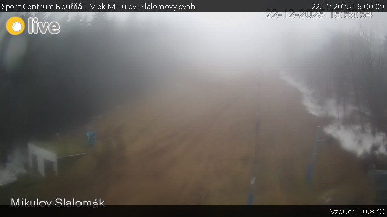 Sport Centrum Bouřňák - Vlek Mikulov, Slalomový svah - 22.12.2025 v 16:00