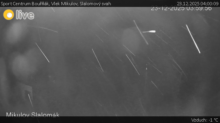 Sport Centrum Bouřňák - Vlek Mikulov, Slalomový svah - 23.12.2025 v 04:00