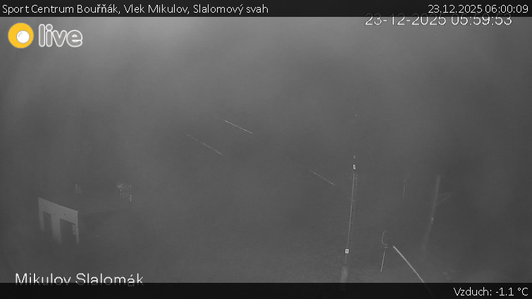 Sport Centrum Bouřňák - Vlek Mikulov, Slalomový svah - 23.12.2025 v 06:00