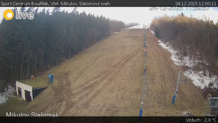 Sport Centrum Bouřňák - Vlek Mikulov, Slalomový svah - 24.12.2025 v 12:00