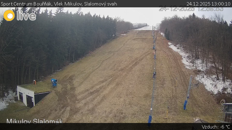 Sport Centrum Bouřňák - Vlek Mikulov, Slalomový svah - 24.12.2025 v 13:00