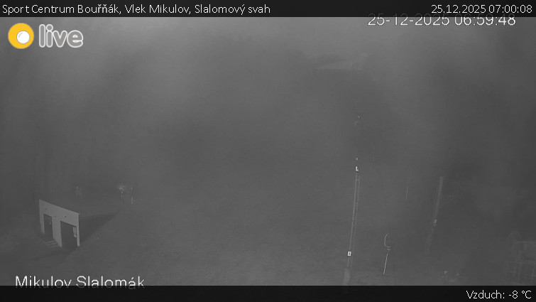 Sport Centrum Bouřňák - Vlek Mikulov, Slalomový svah - 25.12.2025 v 07:00