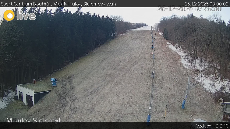 Sport Centrum Bouřňák - Vlek Mikulov, Slalomový svah - 26.12.2025 v 08:00