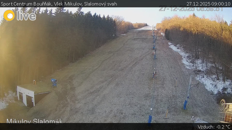 Sport Centrum Bouřňák - Vlek Mikulov, Slalomový svah - 27.12.2025 v 09:00
