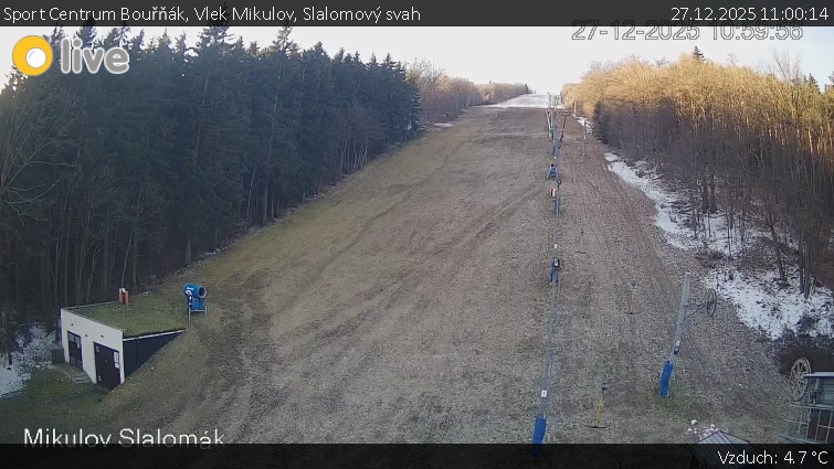 Sport Centrum Bouřňák - Vlek Mikulov, Slalomový svah - 27.12.2025 v 11:00