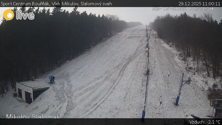 Sport Centrum Bouřňák - Vlek Mikulov, Slalomový svah - 29.12.2025 v 11:00