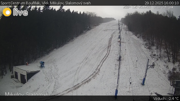 Sport Centrum Bouřňák - Vlek Mikulov, Slalomový svah - 29.12.2025 v 16:00