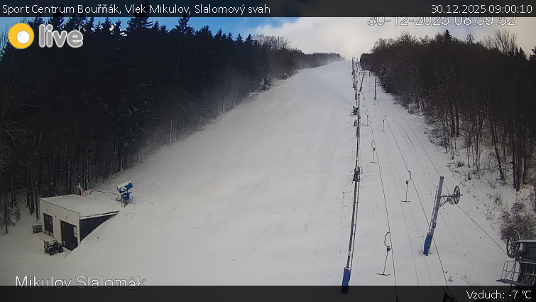 Sport Centrum Bouřňák - Vlek Mikulov, Slalomový svah - 30.12.2025 v 09:00
