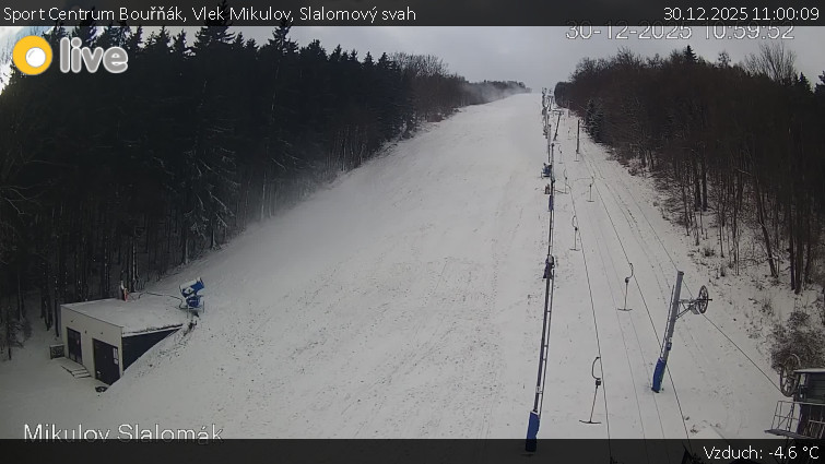 Sport Centrum Bouřňák - Vlek Mikulov, Slalomový svah - 30.12.2025 v 11:00