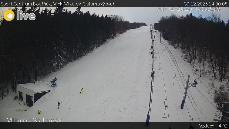 Sport Centrum Bouřňák - Vlek Mikulov, Slalomový svah - 30.12.2025 v 14:00