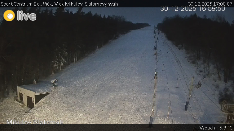 Sport Centrum Bouřňák - Vlek Mikulov, Slalomový svah - 30.12.2025 v 17:00