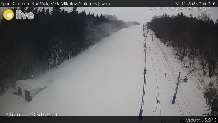 Sport Centrum Bouřňák - Vlek Mikulov, Slalomový svah - 31.12.2025 v 09:00