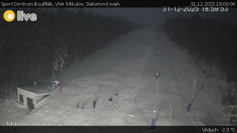 Sport Centrum Bouřňák - Vlek Mikulov, Slalomový svah - 31.12.2025 v 19:00