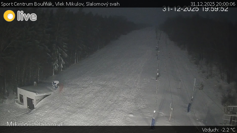 Sport Centrum Bouřňák - Vlek Mikulov, Slalomový svah - 31.12.2025 v 20:00