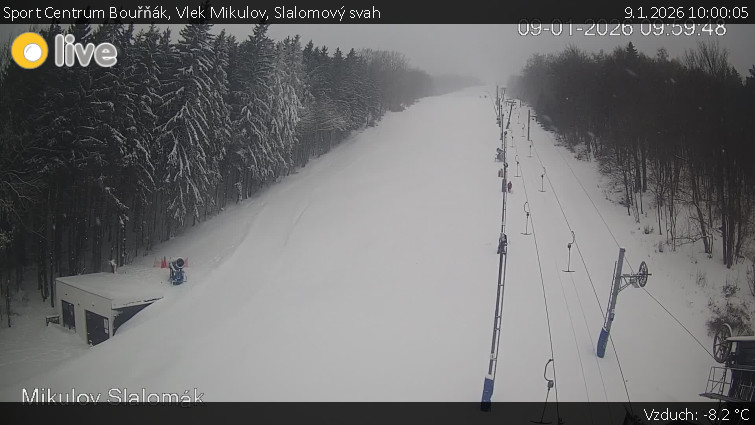 Sport Centrum Bouřňák - Vlek Mikulov, Slalomový svah - 9.1.2026 v 10:00