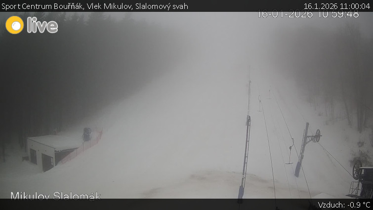 Sport Centrum Bouřňák - Vlek Mikulov, Slalomový svah - 16.1.2026 v 11:00