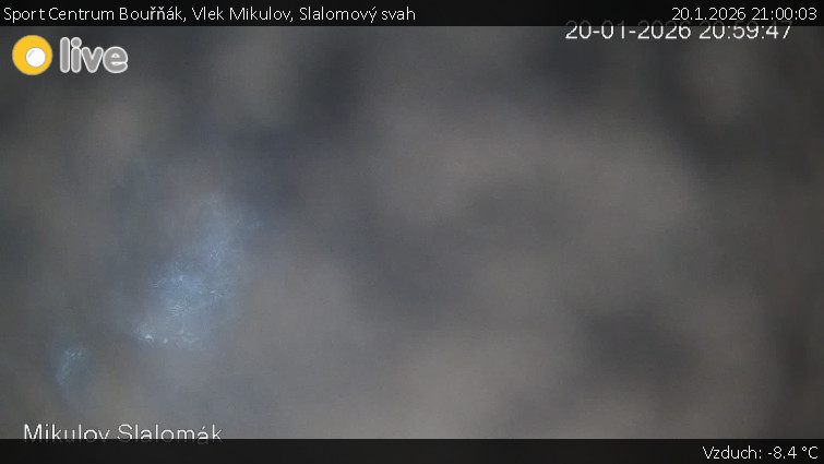 Sport Centrum Bouřňák - Vlek Mikulov, Slalomový svah - 20.1.2026 v 21:00