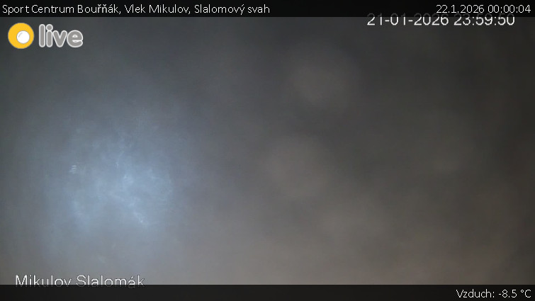 Sport Centrum Bouřňák - Vlek Mikulov, Slalomový svah - 22.1.2026 v 00:00