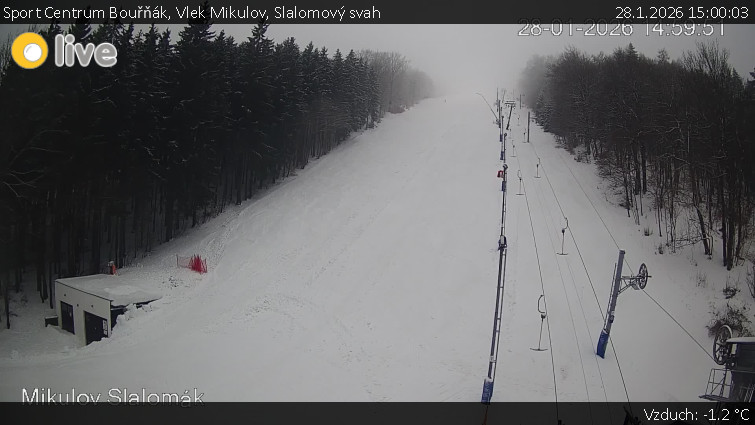 Sport Centrum Bouřňák - Vlek Mikulov, Slalomový svah - 28.1.2026 v 15:00